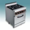 gas range with oven